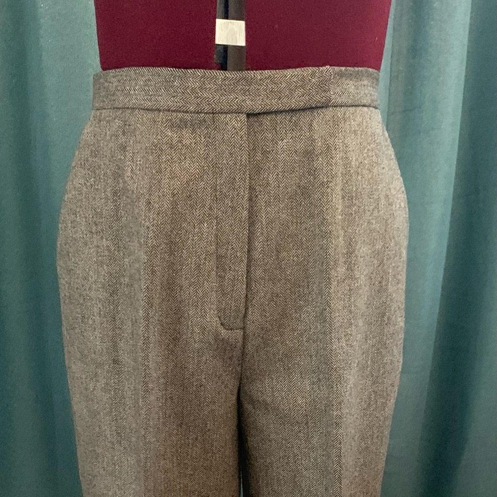 Kate Hill Gray Wool Lined Trousers